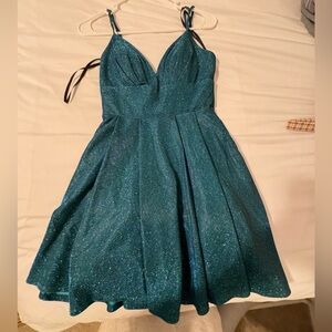 B. Darlin Blue Formal Dress